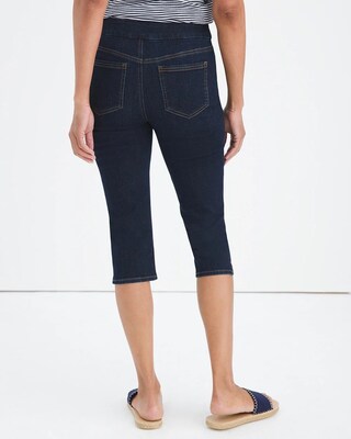 17" Pull-On Denim Capris