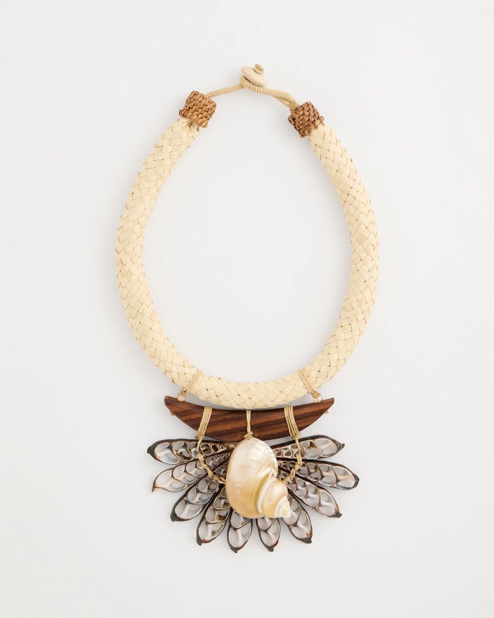 Chico's x Romi Marina Pendant Bib Necklace