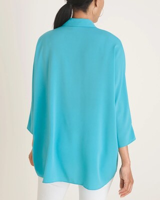 Sheer Collared Shirt