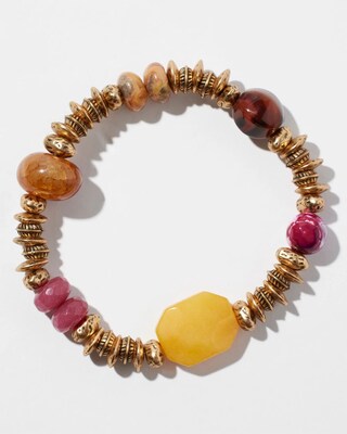 Warm Multicolor Stretch Bracelet