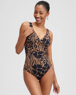 Gottex Wrap Front One Piece Swimsuit