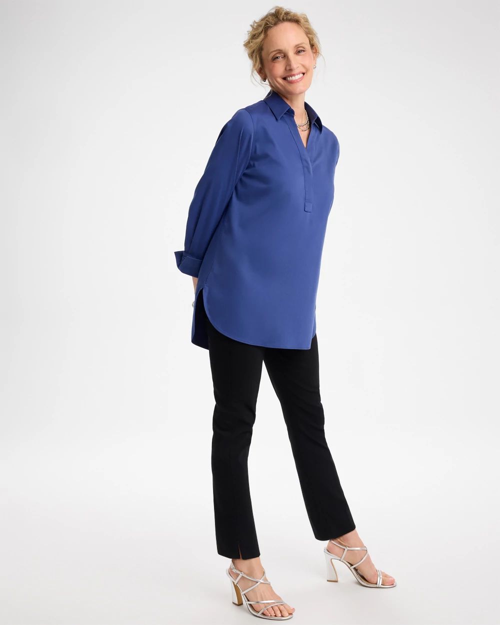 Petite Brigitte™ Slim Pull-On Ankle Pants