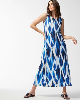 Cotton Slub Maxi Tank Dress