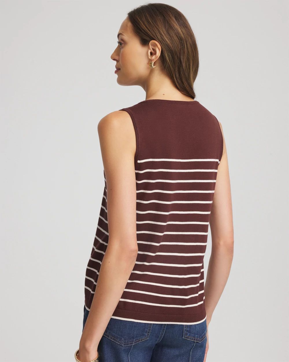 Ella Striped Sweater Tank