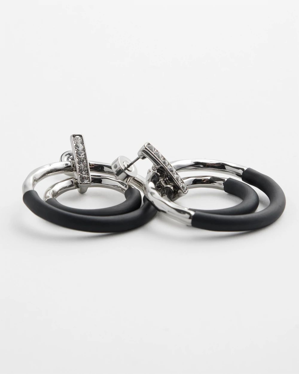 Pavé Drop Hoops
