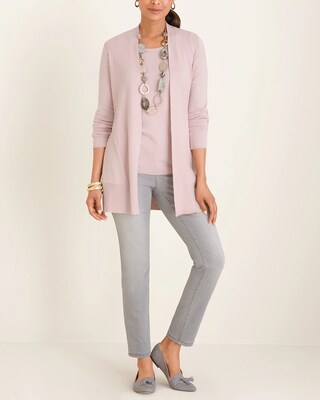 Rib-Mix Cardigan