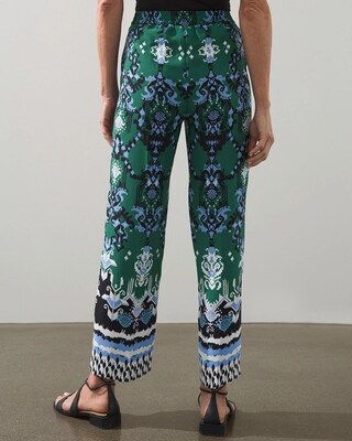 Ikat Wide Leg Soft Crops