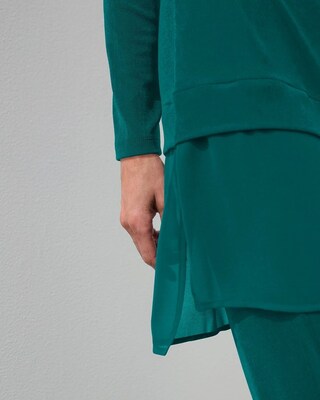 Travelers Chiffon Hem Tunic