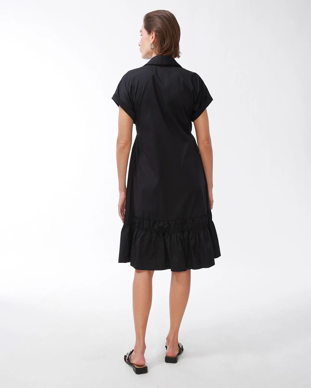 Black Label Poplin Bow Dress