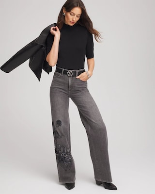 Cashmere Elbow-Sleeve Sweater click to view larger image.