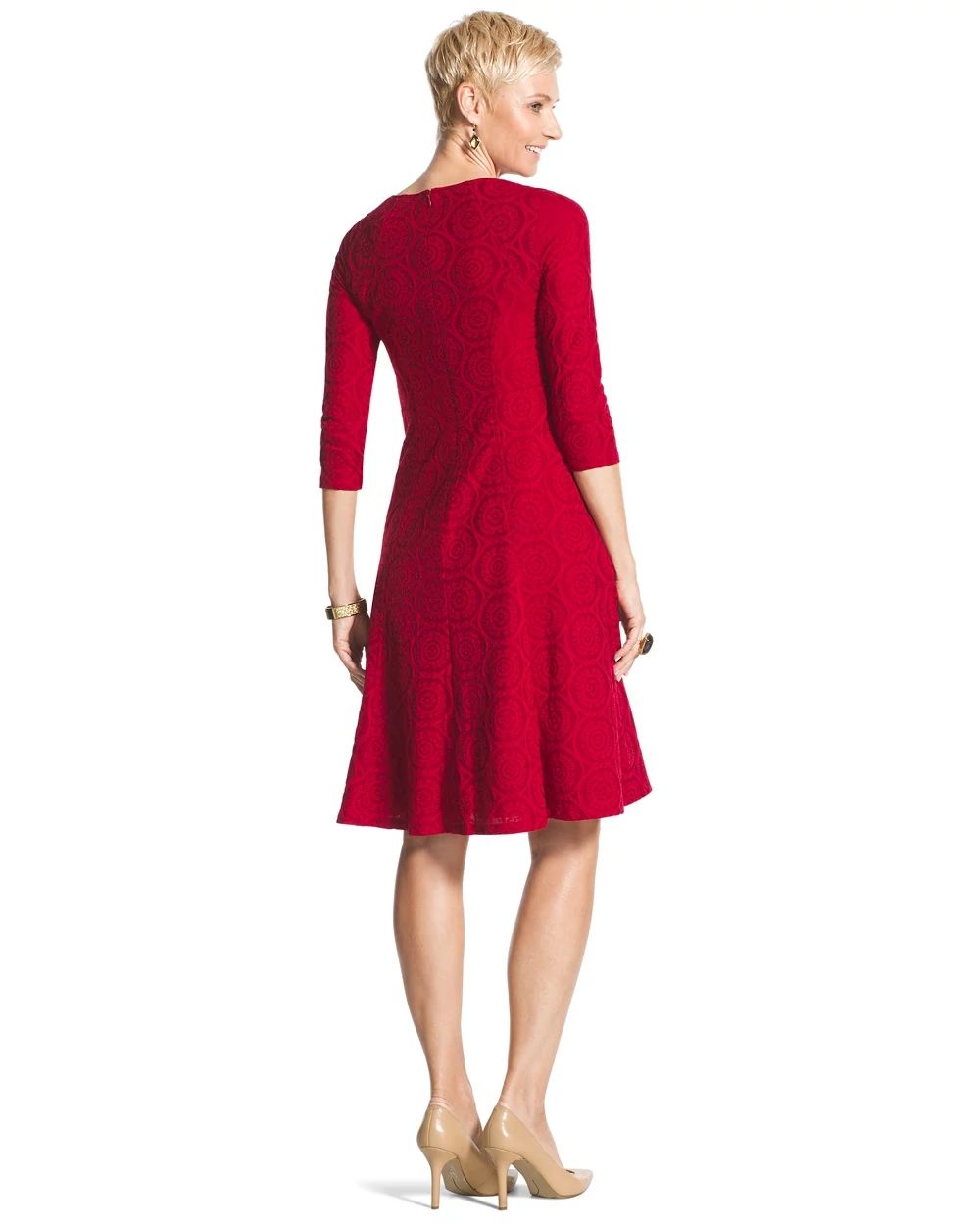 Medallion Red Dress