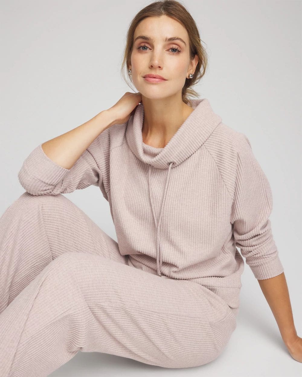 Zenergy® Brushed Cowlneck Pullover