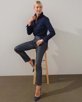 Brigitte Deco Oval Ankle Pants