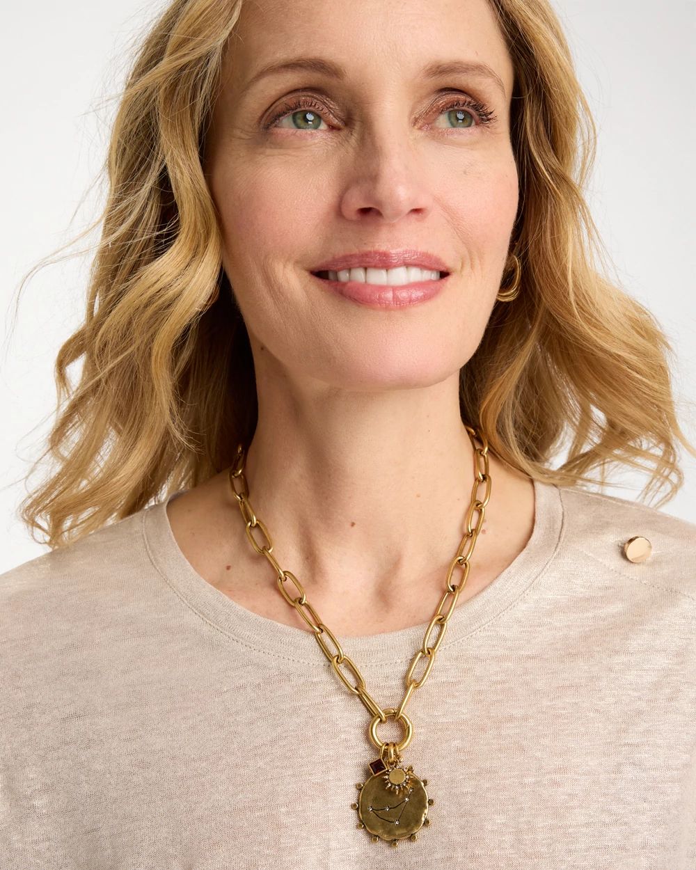 Capricorn Zodiac Charm Pendant