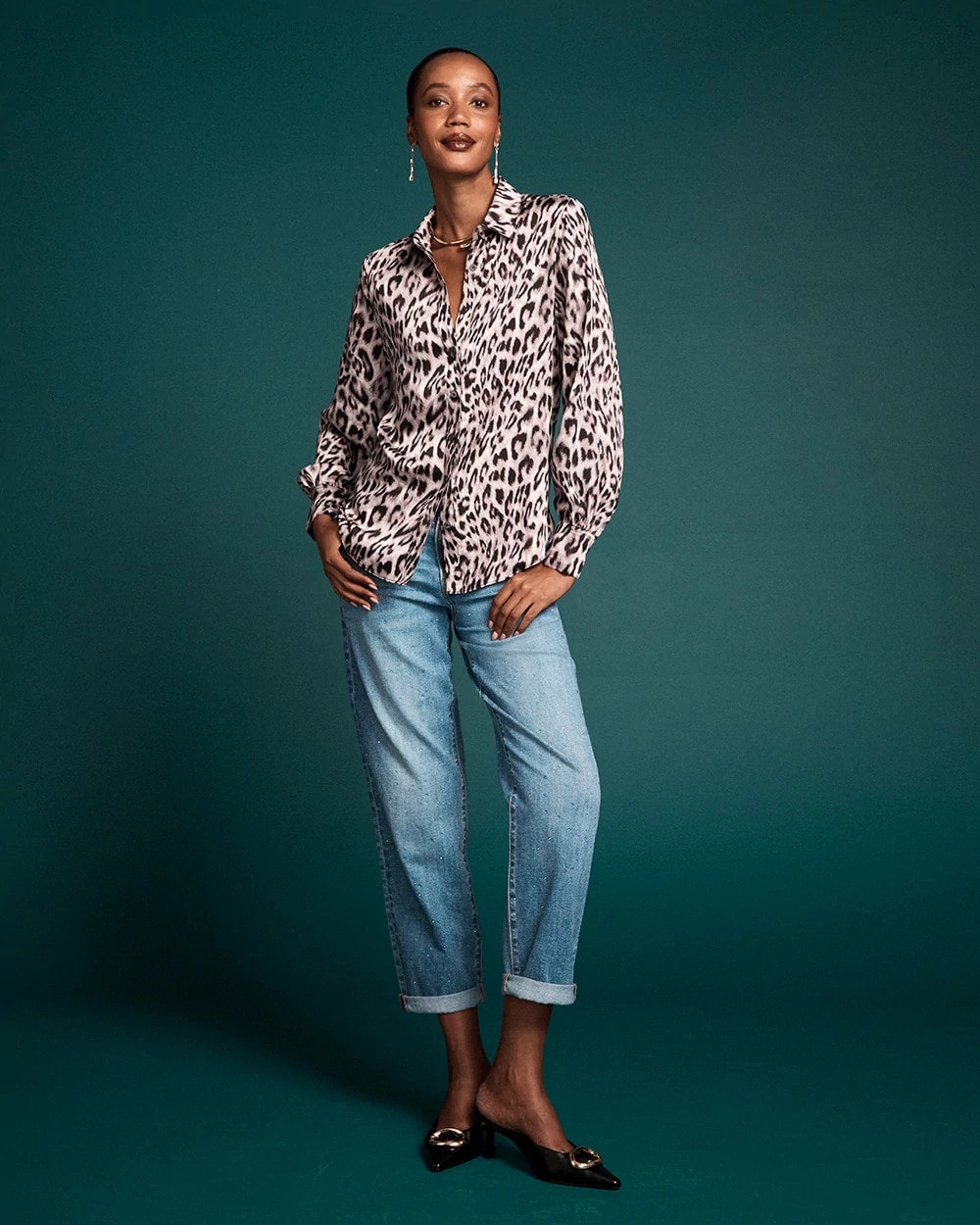 Dewdrop Boyfriend Cropped Jeans