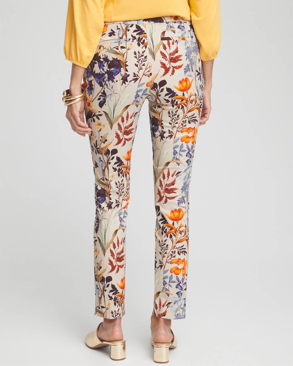 Brigitte Autumn Print Ankle Pants