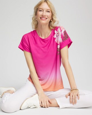 Zenergy® Slub Rio Sunset Tee click to view larger image.
