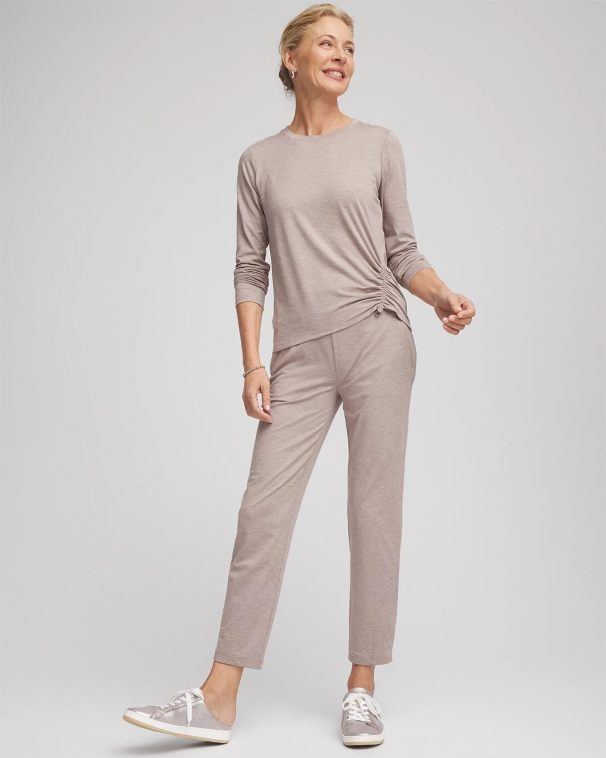 Chico's Cloud Asymmetrical Top In Rocky Mountain