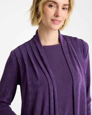 Travelers™ Pleat Front Knit Jacket click to view larger image.