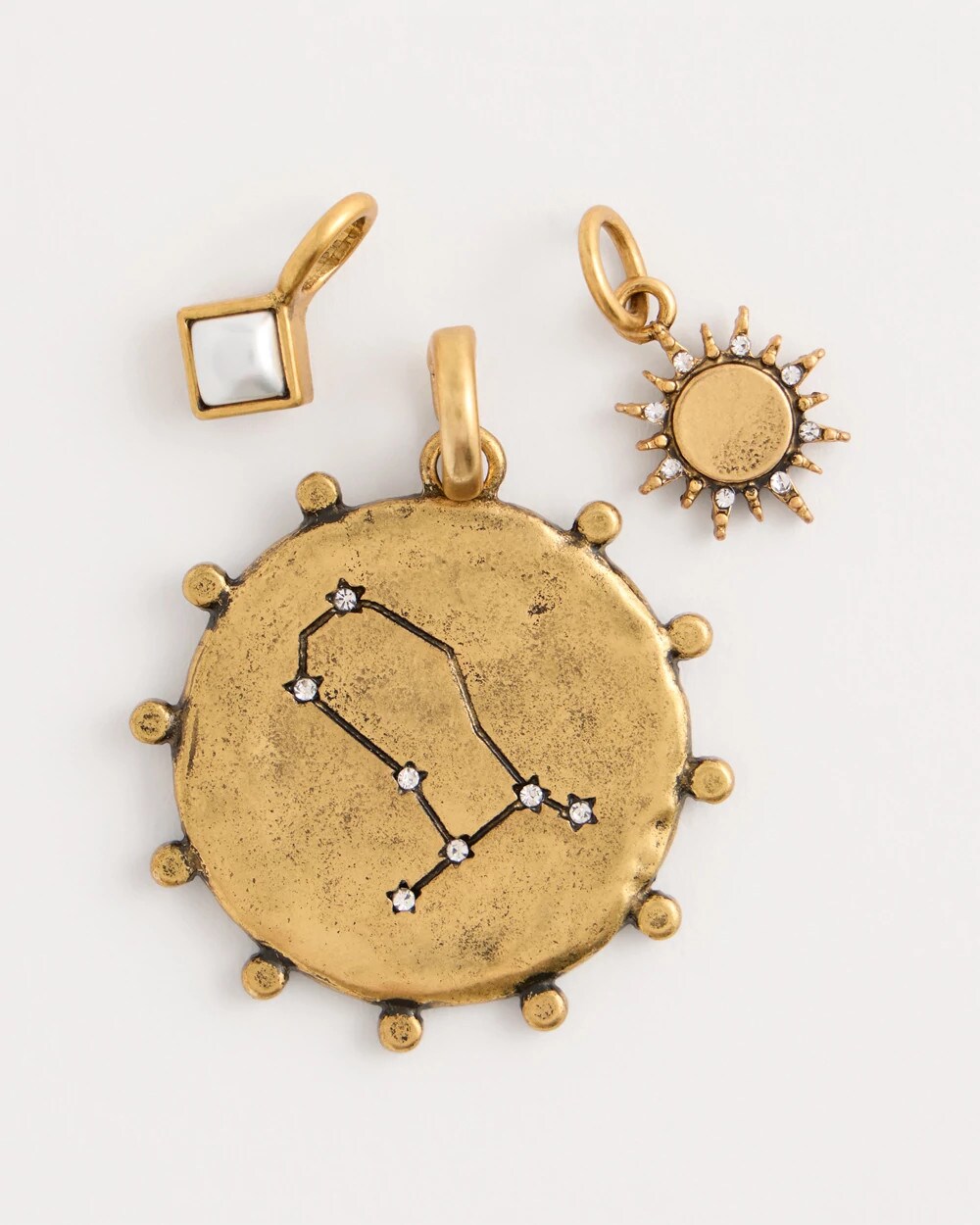 Gemini Zodiac Charm Pendant