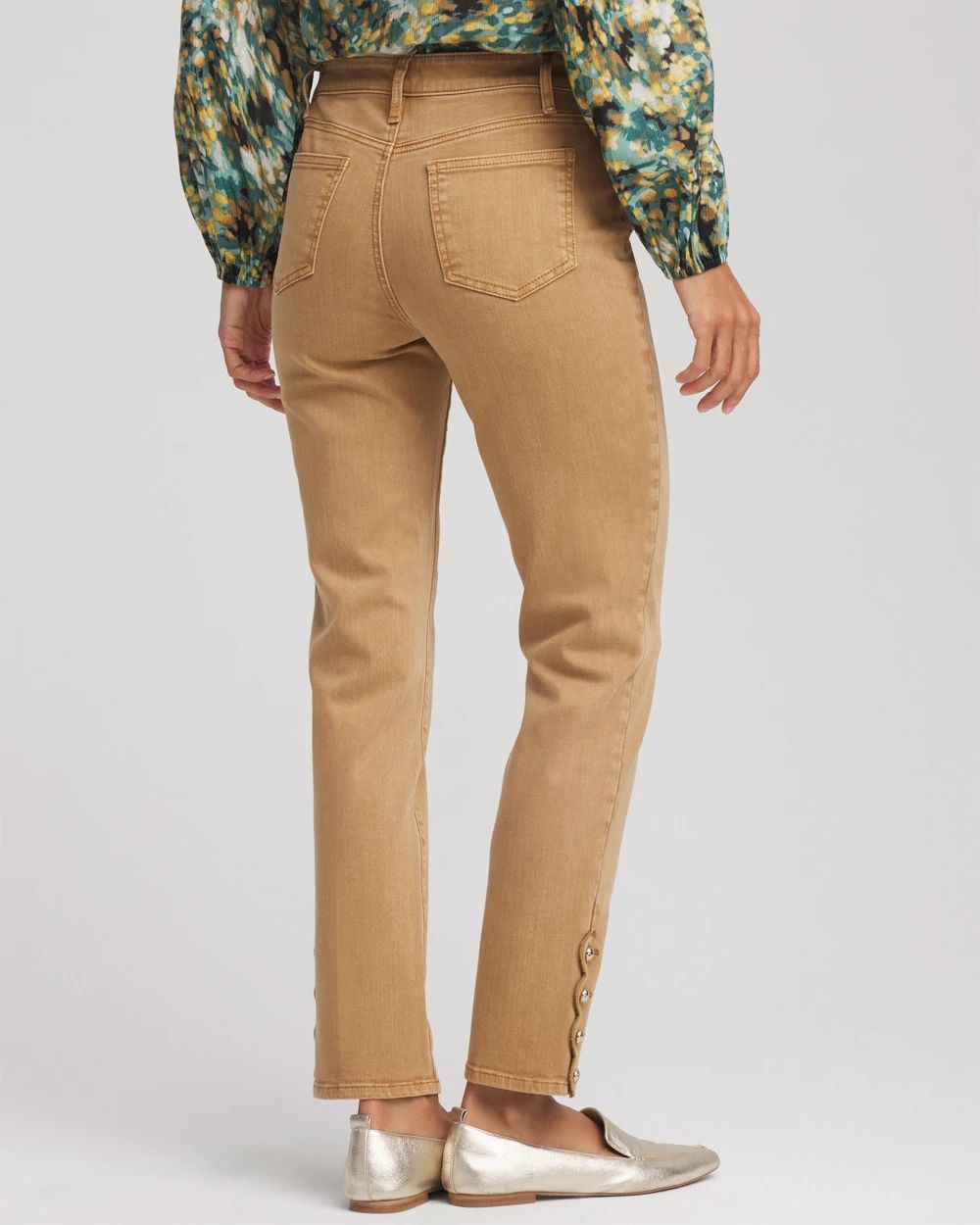 Petite Girlfriend Slim Ankle Jeans