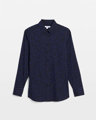 Animal Jacquard No Iron™ Stretch Shirt click to view larger image.