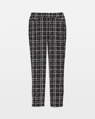Brigitte Plaid Slim Ankle Pants click to view larger image.