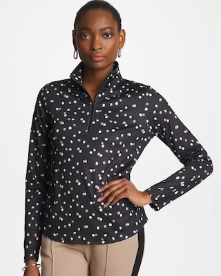 Zenergy® UPF Spotted Half Zip