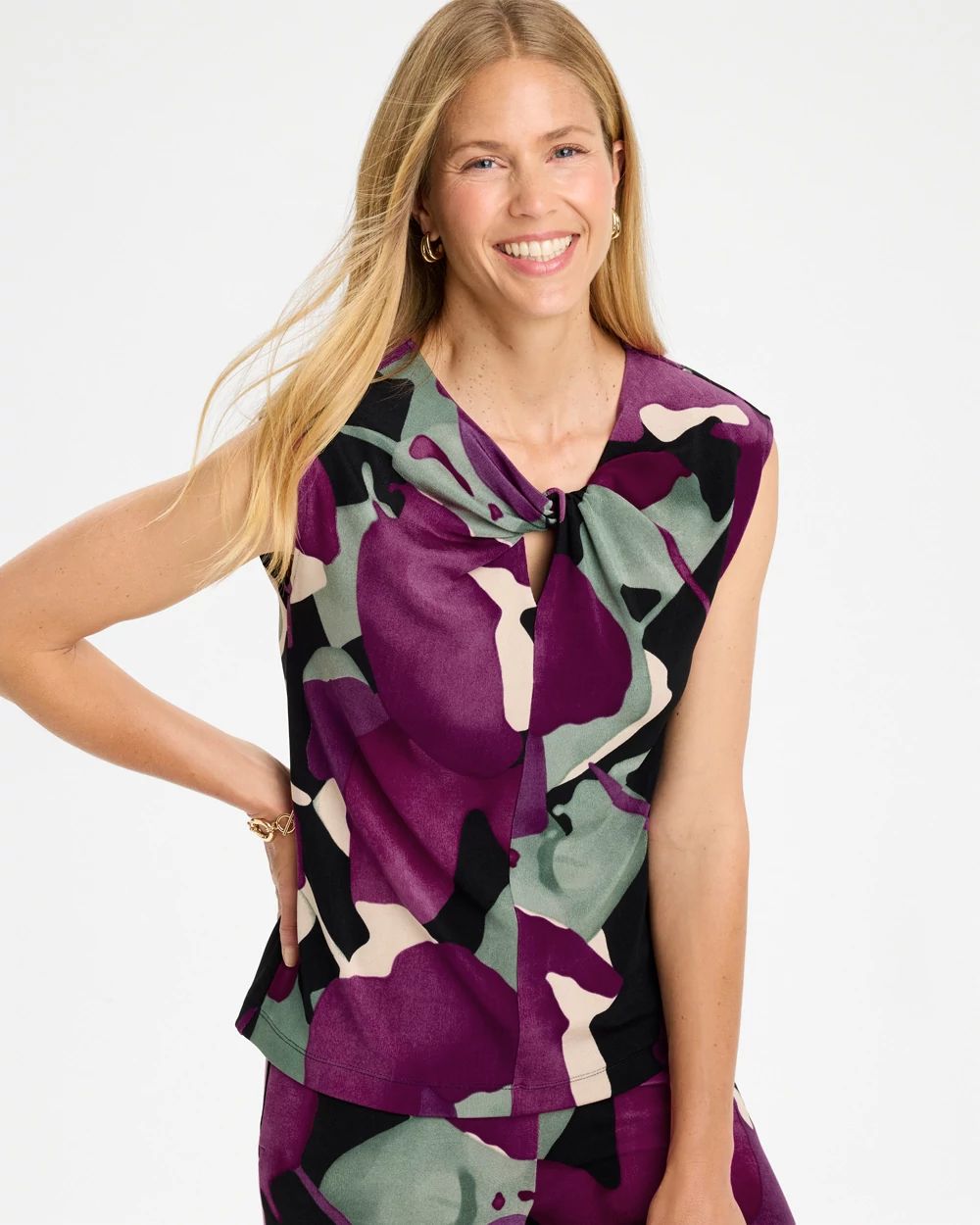 Travelers™ Twist Neck Top