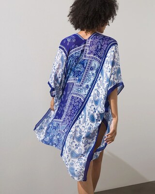 Printed Woven Ruana