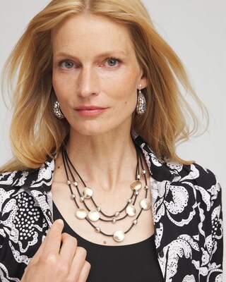 Reversable Mixed Metal Necklace