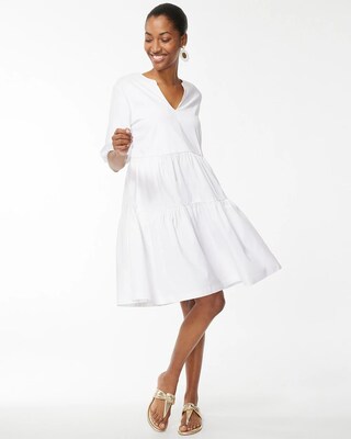 White Poplin Dress
