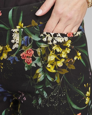 Petite Brigitte Floral Ankle Pants click to view larger image.