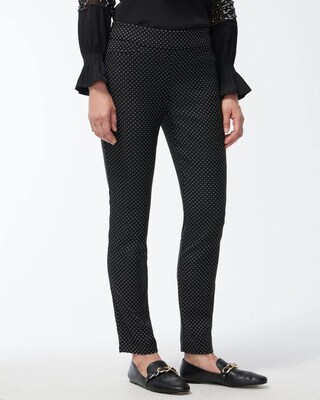 Brigitte Jacquard Stamp Ankle Pants