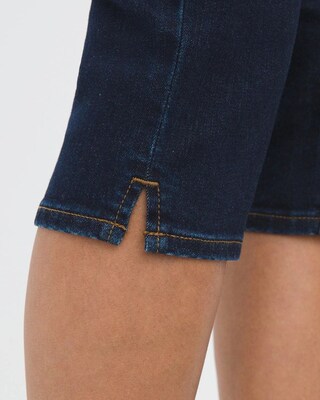 17" Pull-On Denim Capris