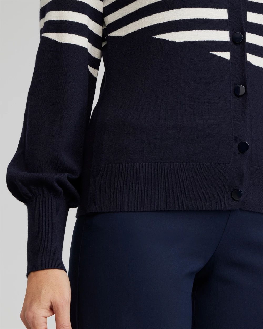 Mixed Stripe Cardigan