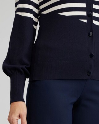 Mixed Stripe Cardigan