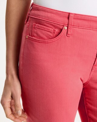 Girlfriend Slim Capri Jeans click to view larger image.