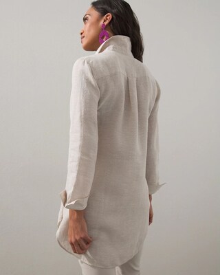 No-Iron Linen Tunic