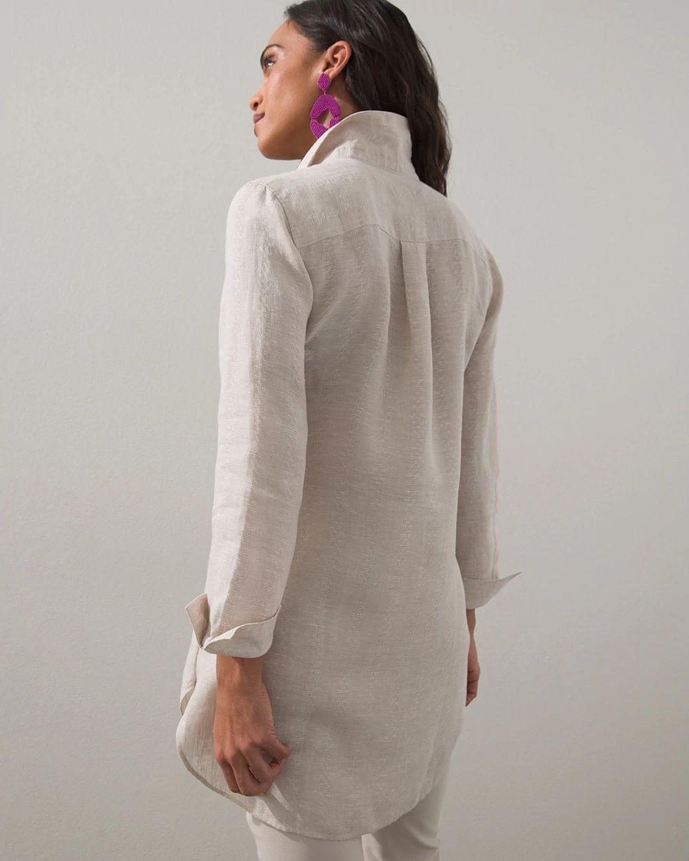 No-Iron Linen Tunic