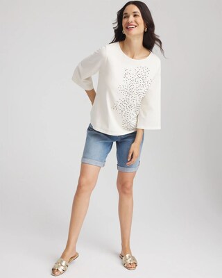 Soutache Embroidered Wildflower Top click to view larger image.