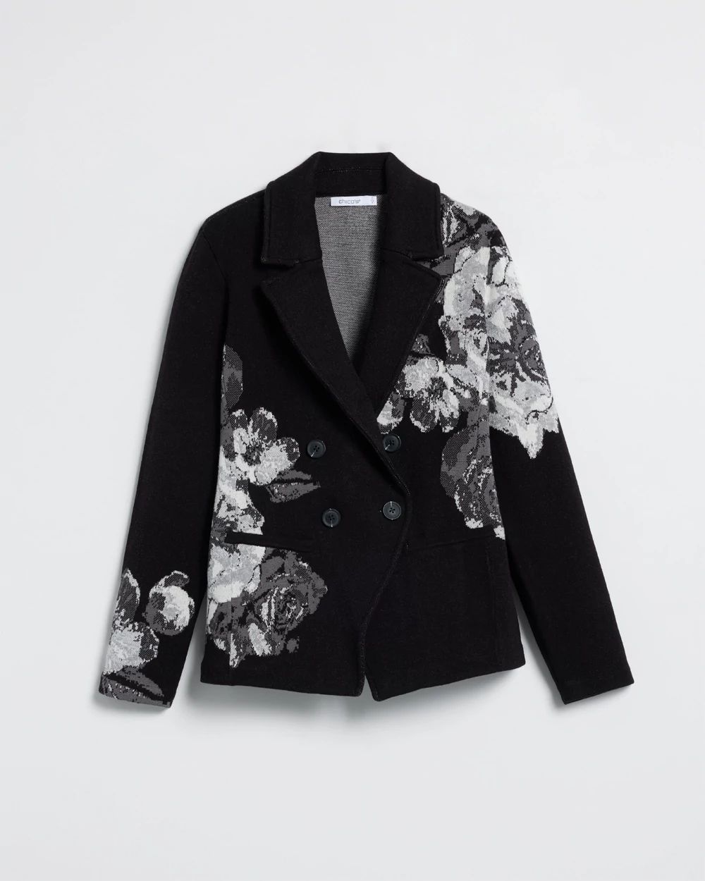 Floral Jacquard Jacket