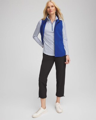 Zenergy® UPF Stripe Long Sleeve Top click to view larger image.