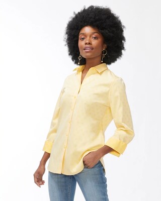 No Iron Stretch Jacquard Shirt