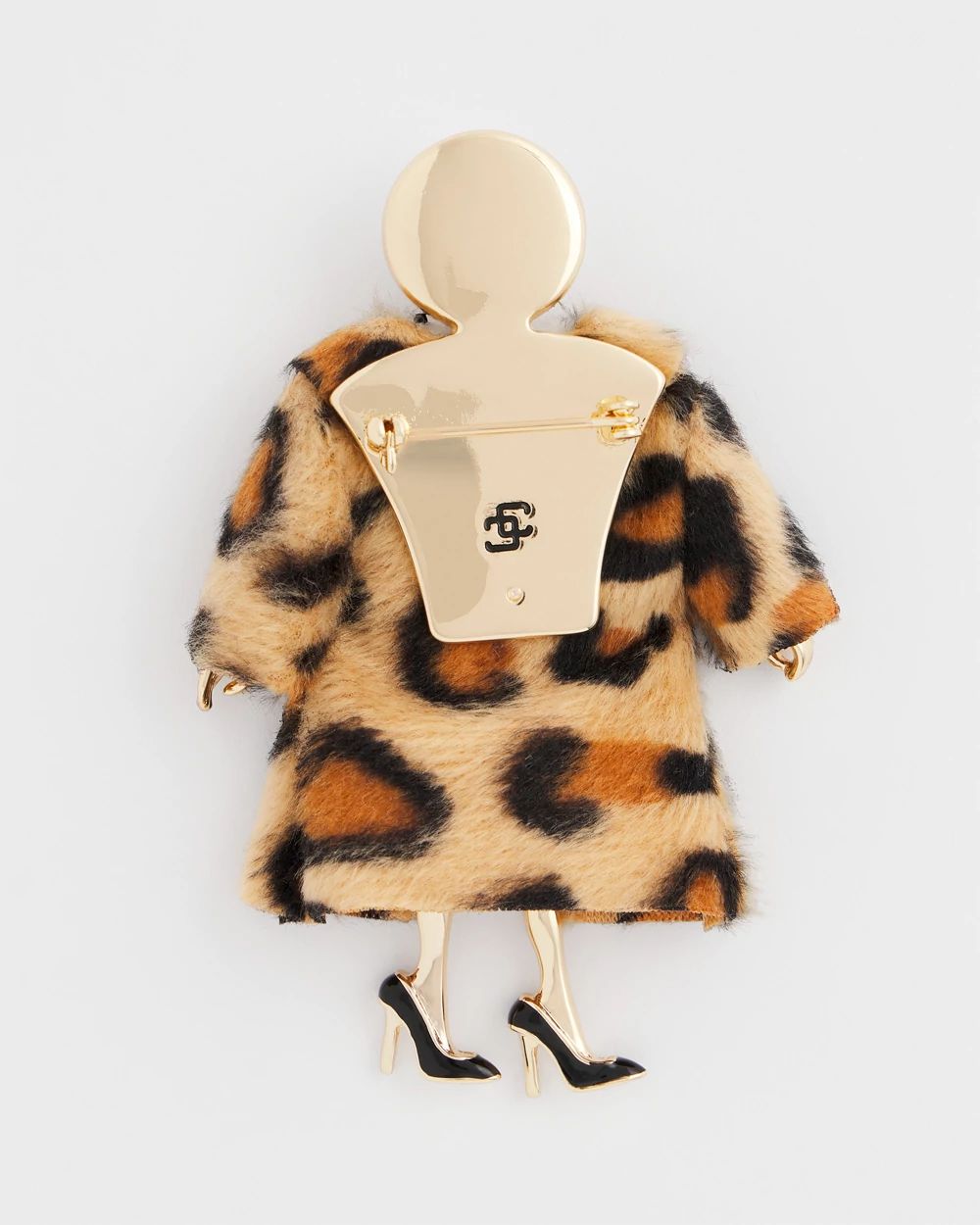 Chico’s Winter Lady Brooch