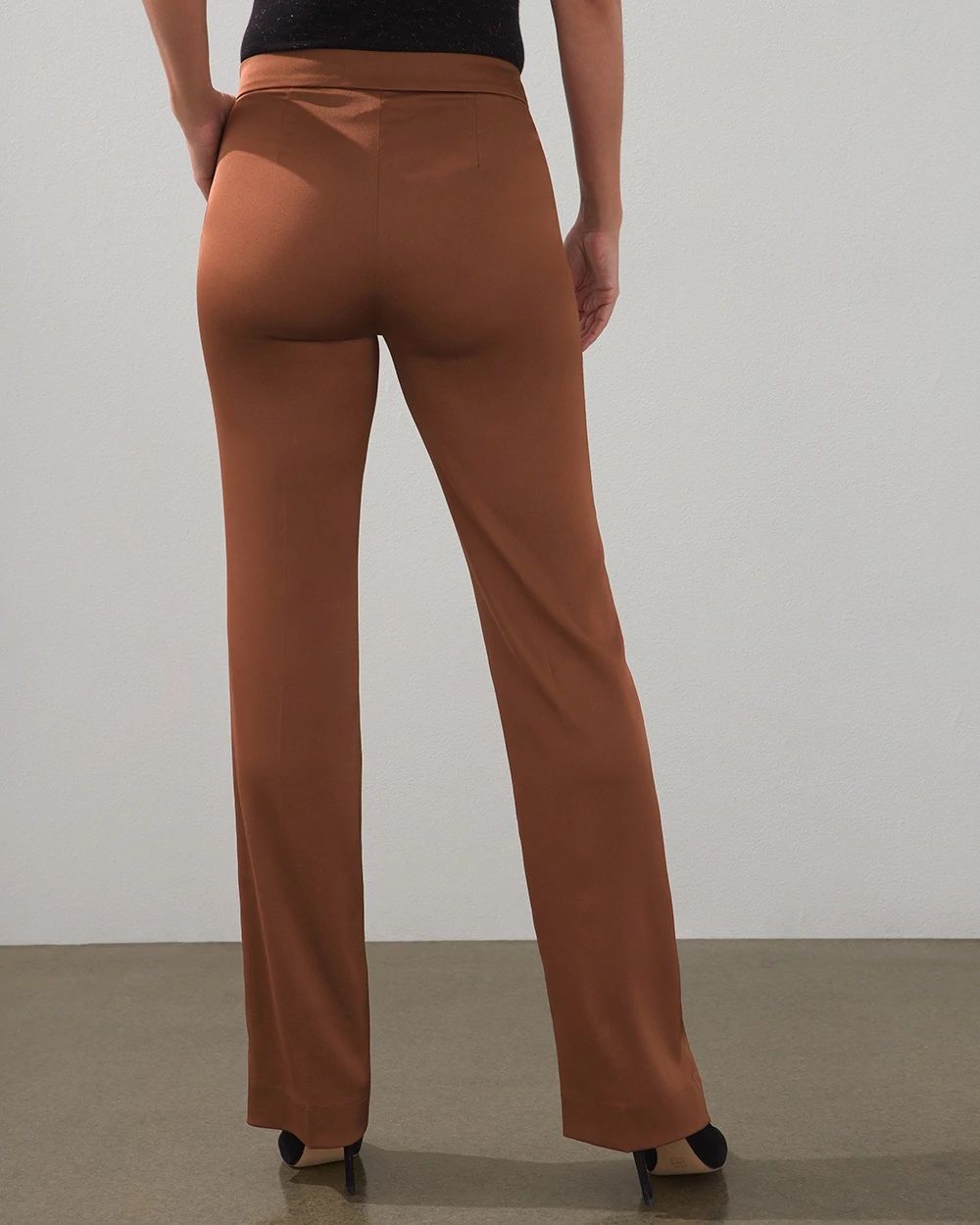 Modern Tailored Satin Classic Pants
