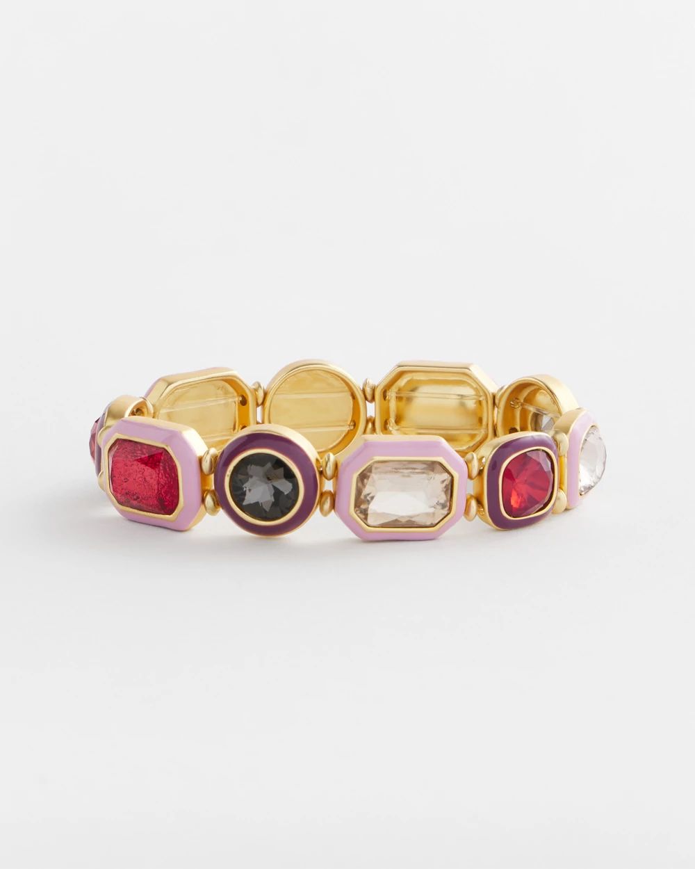 Tonal Pink Stretch Bracelet
