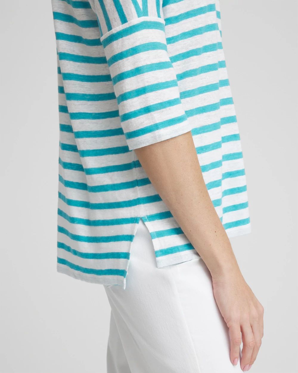 Linen Drop Shoulder Tunic