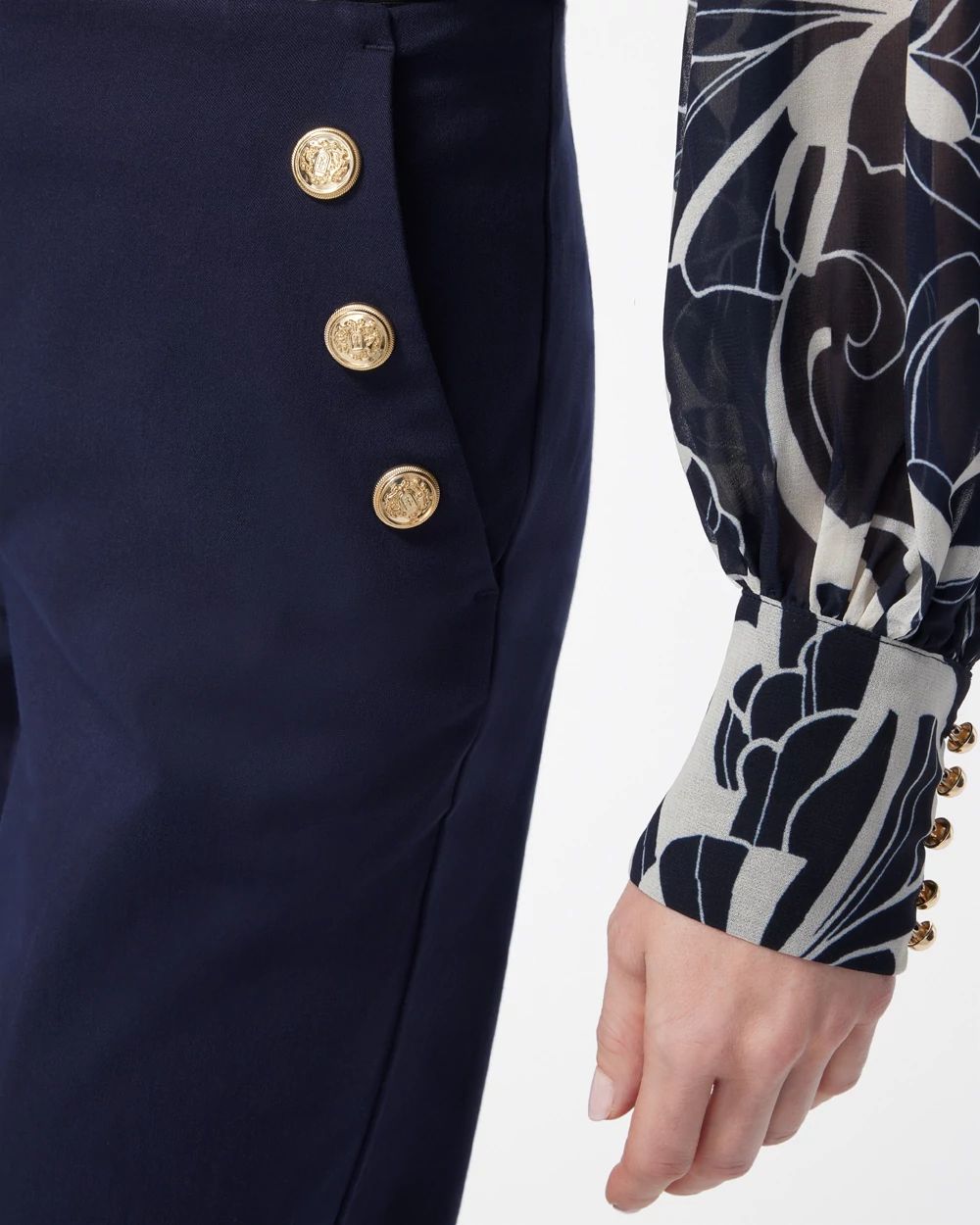 Juliet Button Cropped Pants click to view larger image.