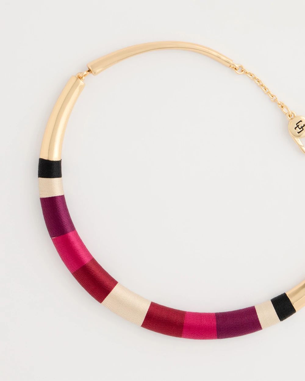 Thread Wrapped Collar Necklace click to view larger image.